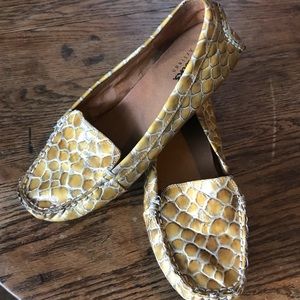 Clark’s Snake Skin Driving Flats